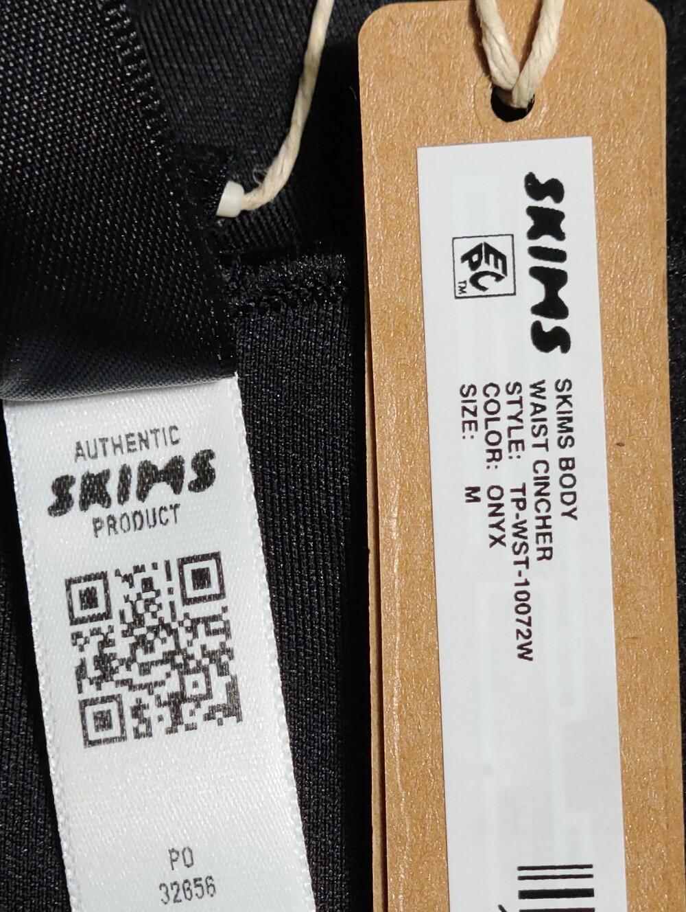 SKIMS Body Waist Cincher Black Onyx Medium NEW - Picture 5 of 6